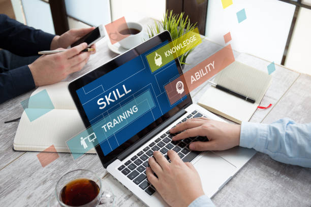 Person working on reports